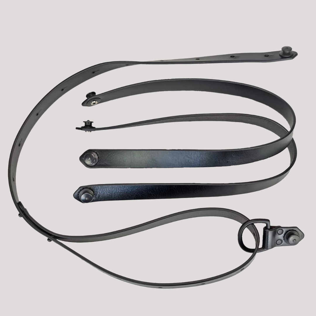 Strap set - Kymera Satchel or full Kymera - Kørt Contains all the straps you need to use your Kymera Satchel properly, or the full Kymera set if customising colours. If you are purchasing the individual Kymera Satchel bag, you must purchase these straps as well for full functionality. Contains: 1 medium strap 2 long straps 1 main anchor undefined