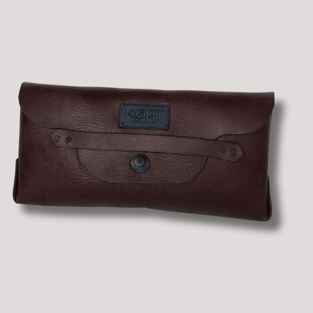 Satchel and Courtney Clutch Chocolate Brown