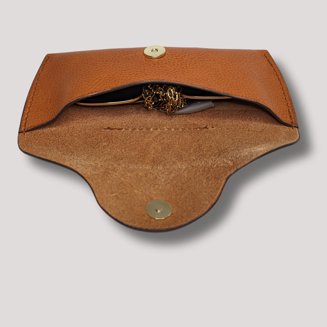 Sara Belt Glasses Case Black