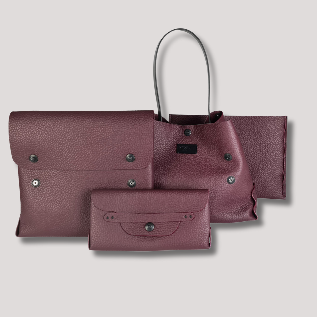 Kymera Soft Italian Leather Burgundy