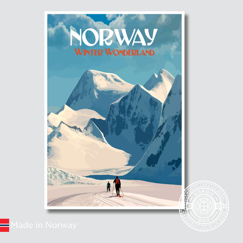 Vinterland med én magnet