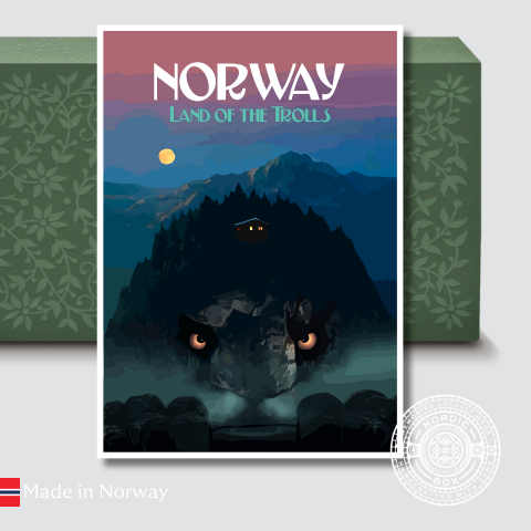 Kittelsen-troll med én magnet