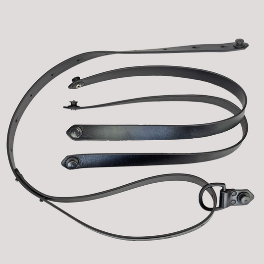 Strap set - Kymera Satchel or full Kymera - Kørt    Contains all the straps you need to use your Kymera Satchel properly, or the full Kymera set if customising colours. If you are purchasing the individual Kymera Satchel bag, you must purchase these straps as well for full functionality. Contains: 1 medium strap 2 long straps 1 main anchor undefined
