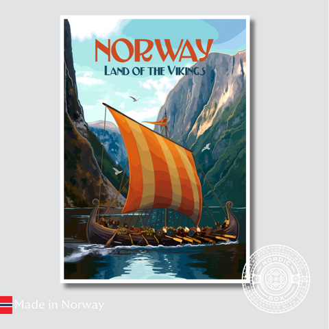 Viking ship magnet Norway